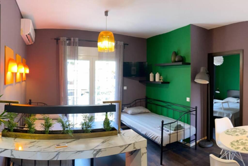 Green Apartment With View Komotiní Ngoại thất bức ảnh